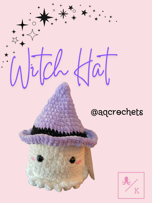 Crocheted Witch Hat for Ghostie