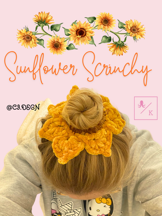 Flower Scrunchy