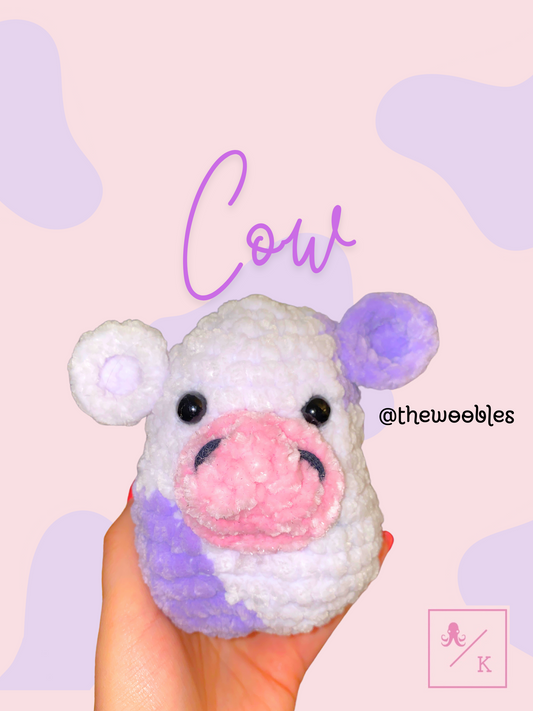 Crocheted Small Cow