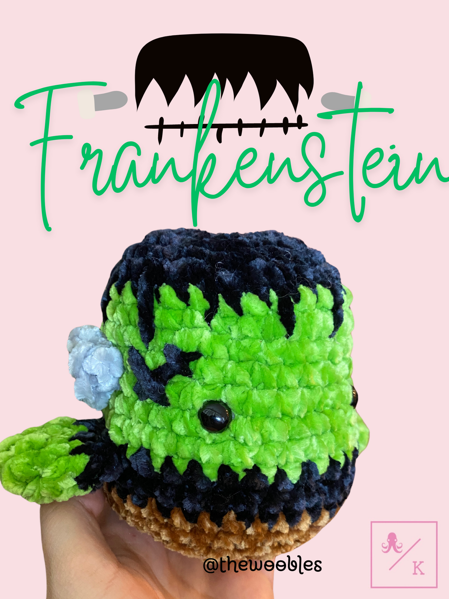 Crocheted Zombie Frankenstein’s Monster