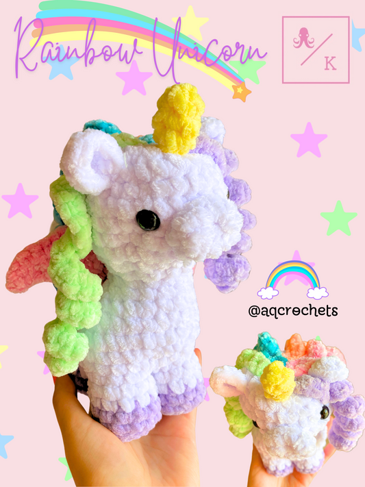 Crocheted Unicorn 🌈 🦄